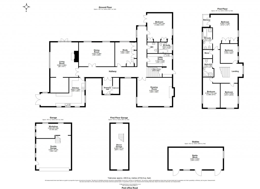 Floorplans For Woodham Mortimer, Maldon, Essex