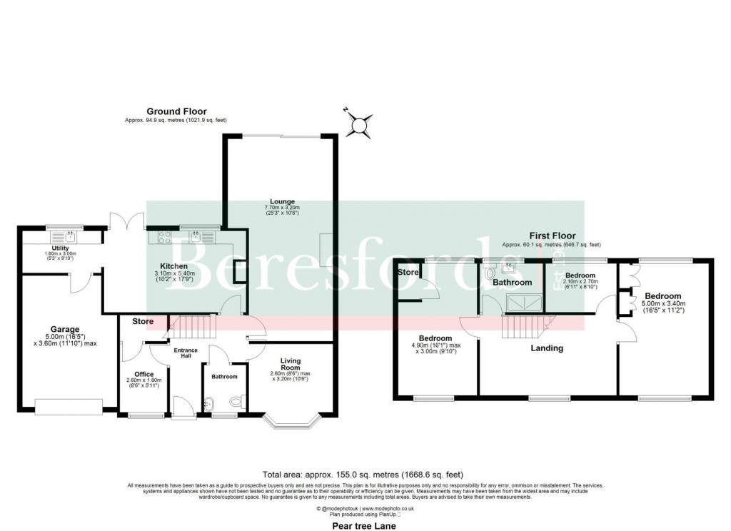 Floorplans For Danbury, Chelmsford, Essex