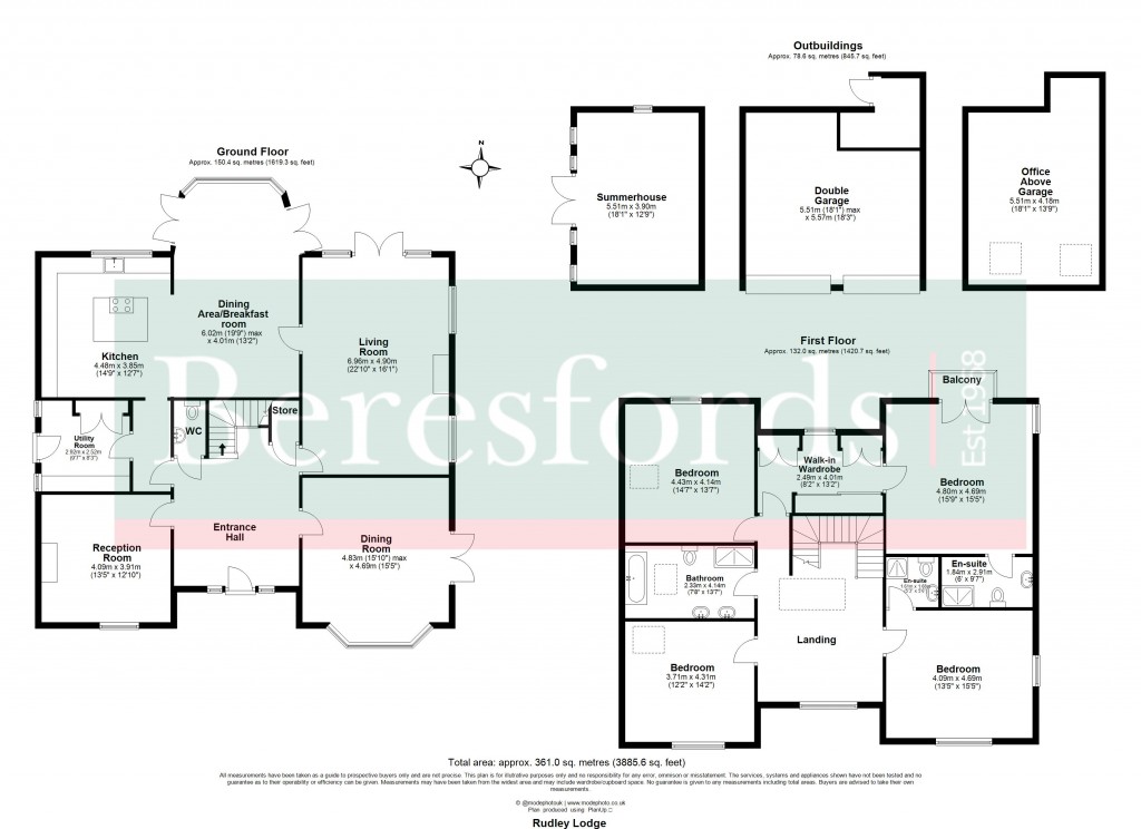 Floorplans For Purleigh, Chelmsford, Essex