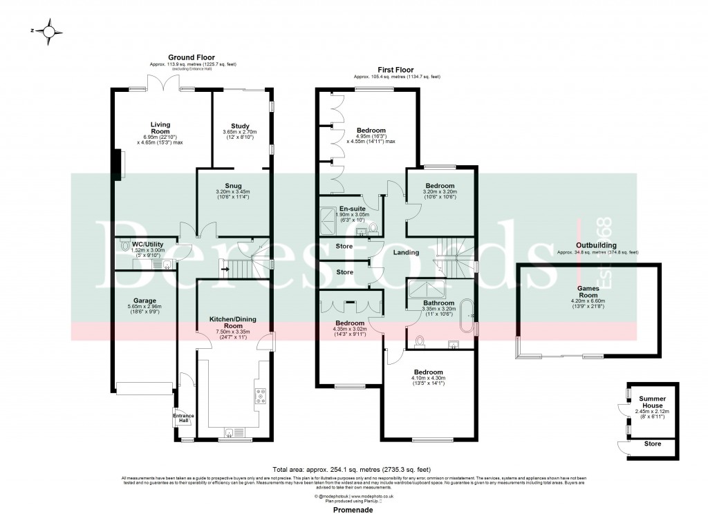 Floorplans For Maylandsea, Chelmsford, Essex