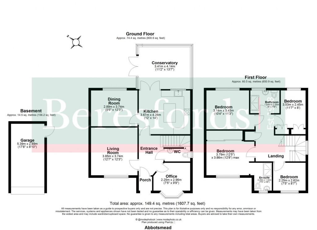 Floorplans For Heybridge, Maldon, Essex