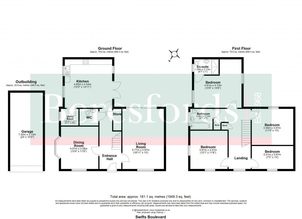 Floorplans For Heybridge, Essex