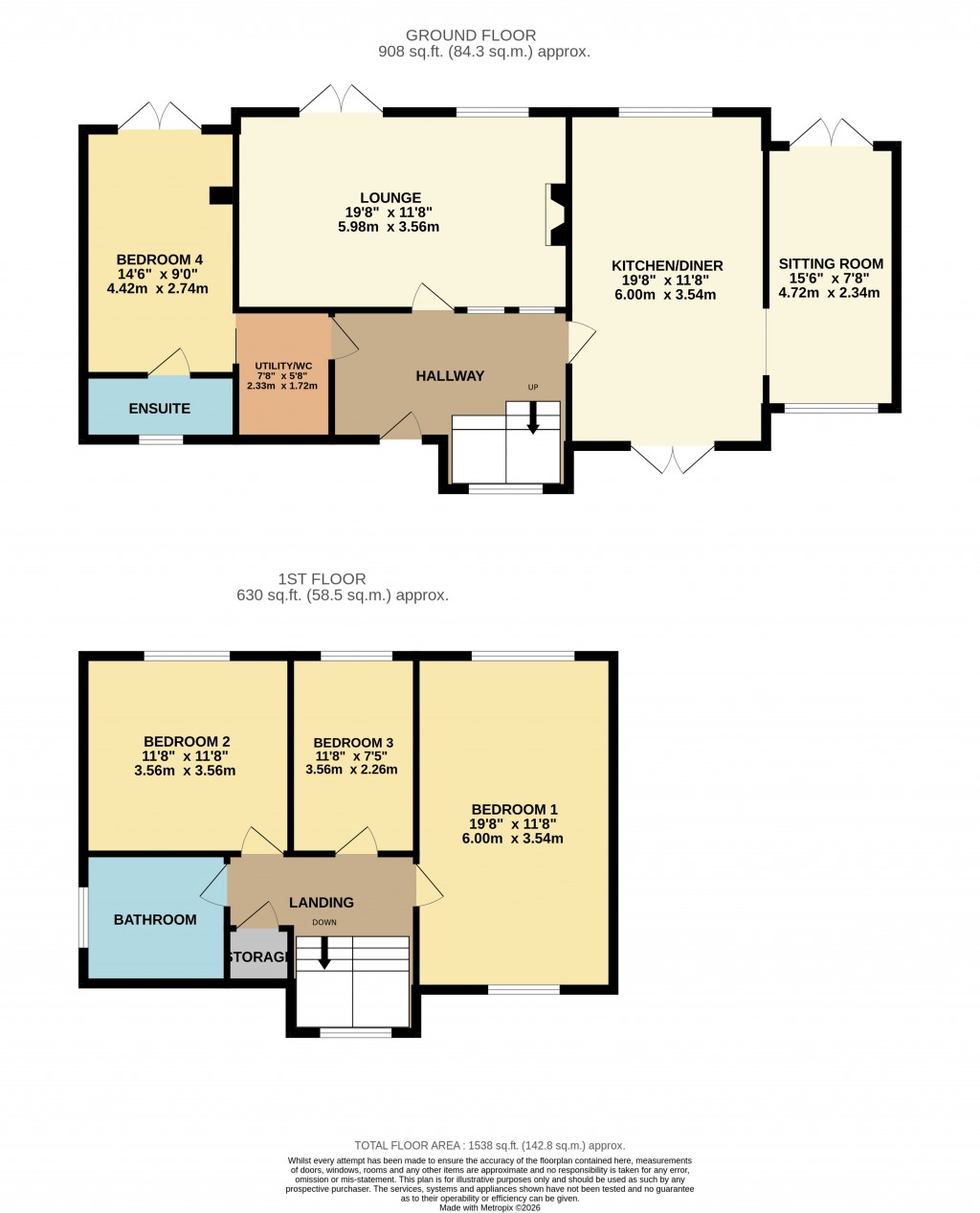 Floorplans For Mayland, Chelmsford, Essex