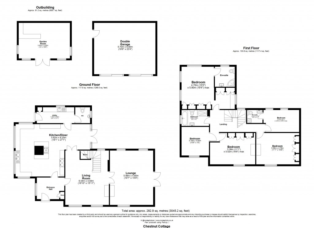 Floorplans For Althorne, Chelmsford, Essex