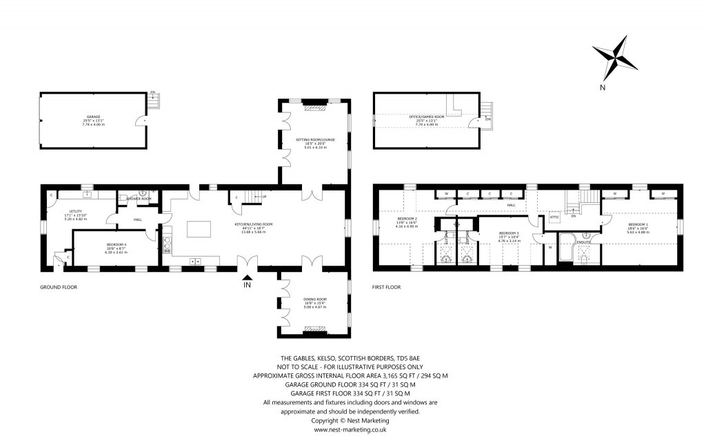 Floorplans For Kelso, Scottish Borders
