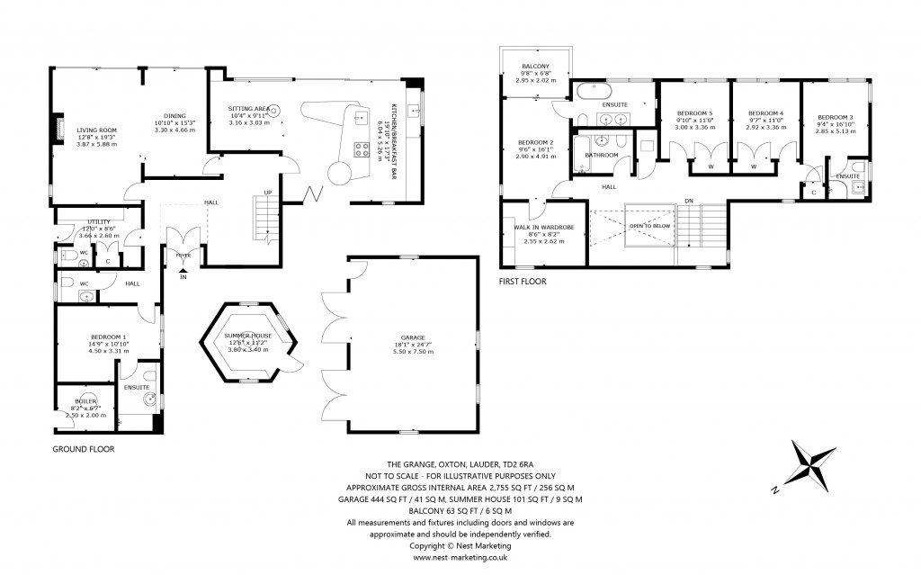 Floorplans For Lauder, Scottish Borders
