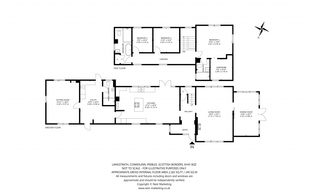 Floorplans For Peebles, Scottish Borders