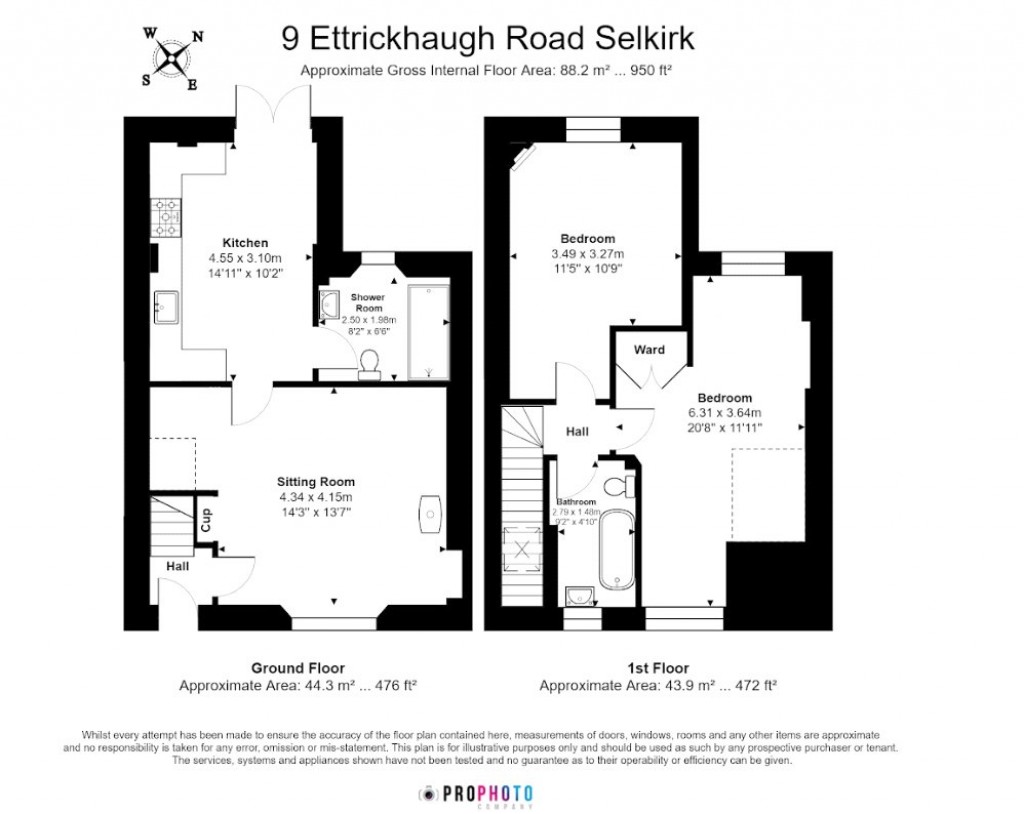 Floorplans For Selkirk, Selkirkshire