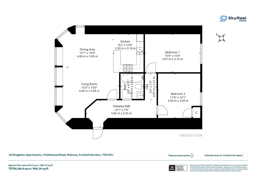 Floorplans For Melrose, Scottish Borders