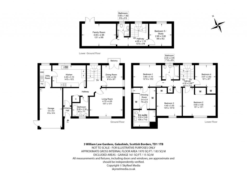 Floorplans For Galashiels, Scottish Borders