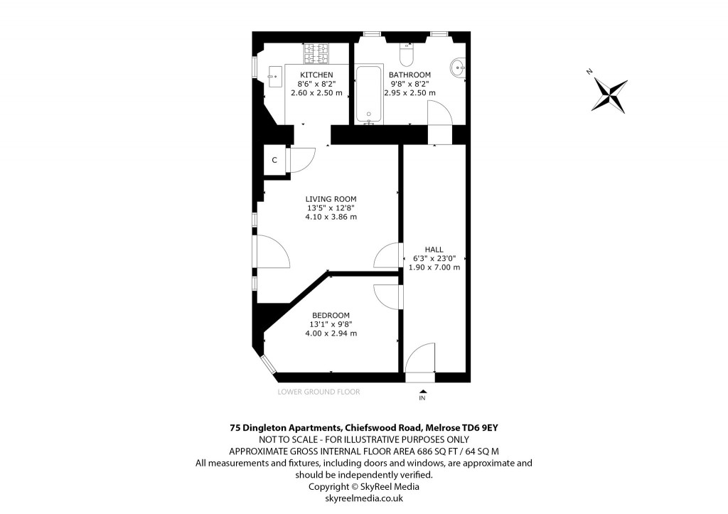 Floorplans For Melrose, Scottish Borders