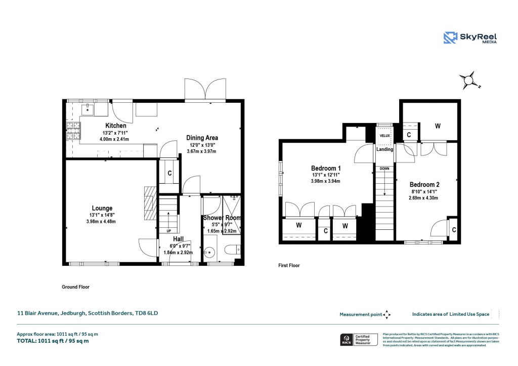 Floorplans For Jedburgh, Scottish Borders