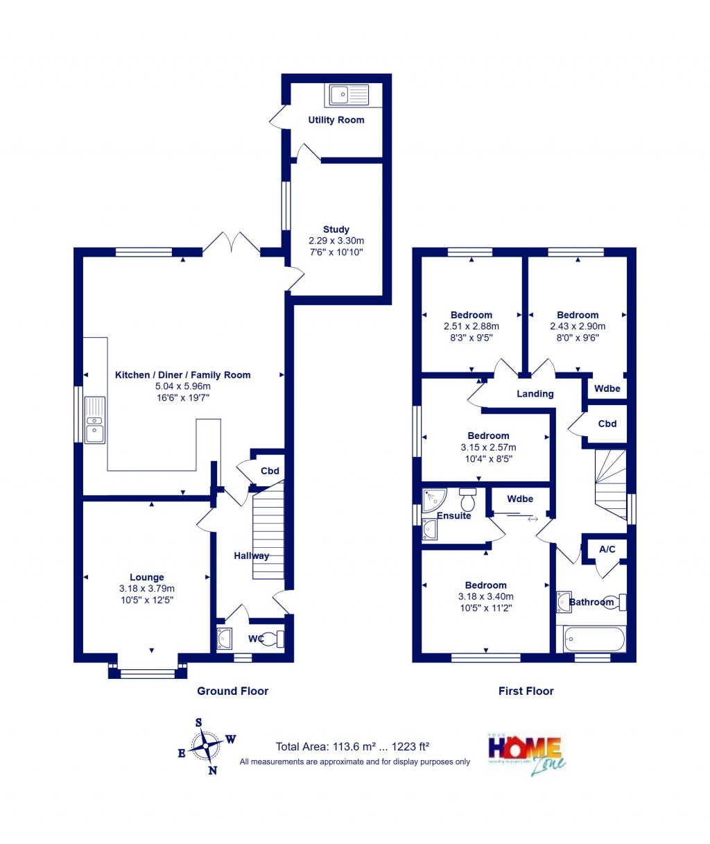 Floorplans For Mudeford, Christchurch, Dorset