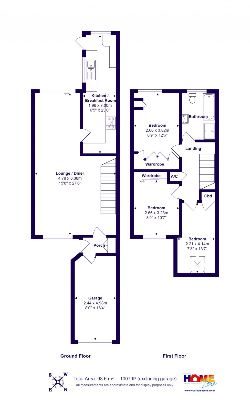 Floorplans For Mudeford, Christchurch, Dorset