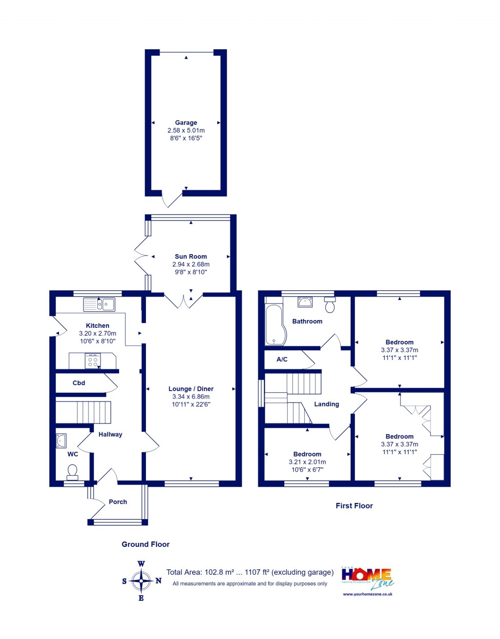 Floorplans For Mudeford, Christchurch, Dorset