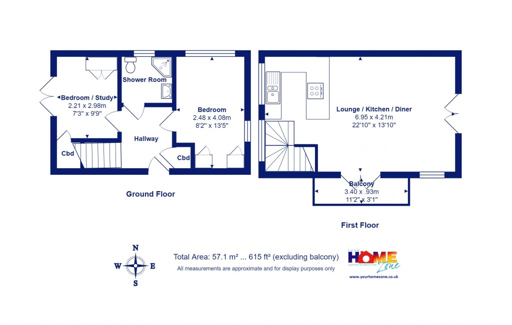 Floorplans For Christchurch, Dorset