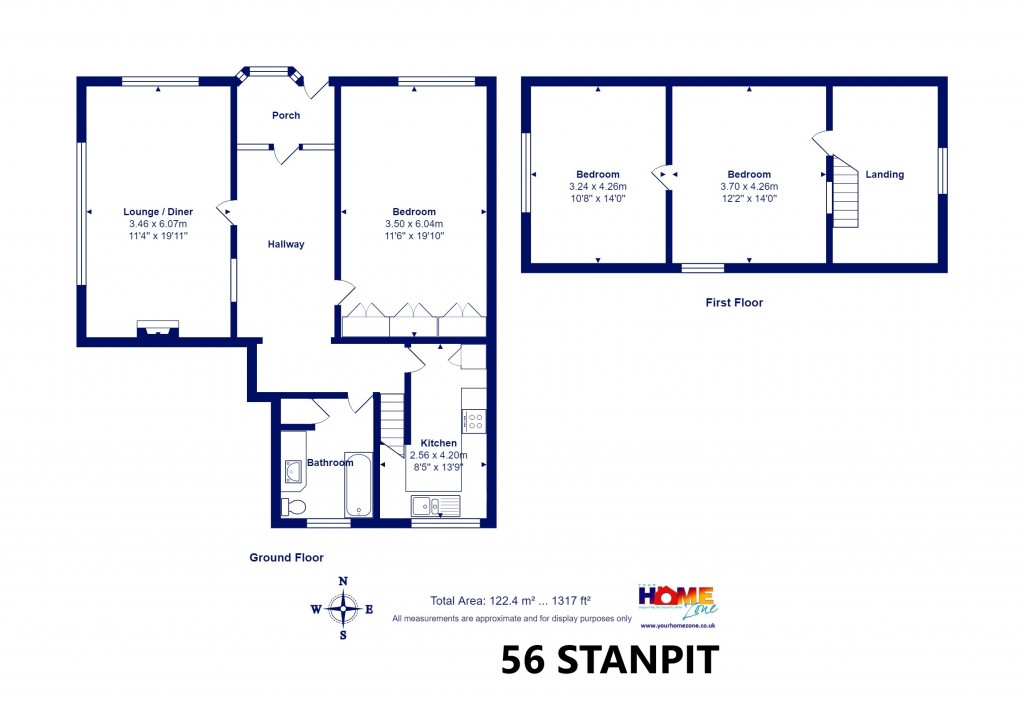 Floorplans For Christchurch, Dorset