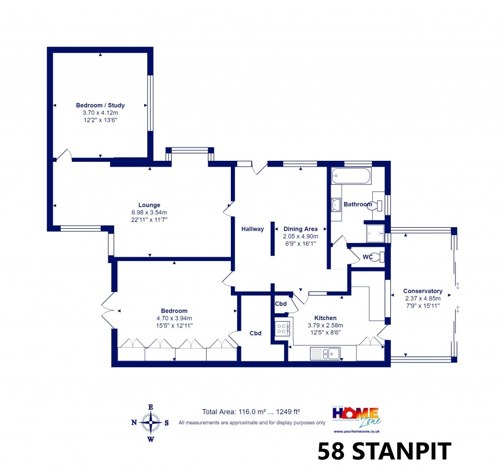 Floorplans For Christchurch, Dorset