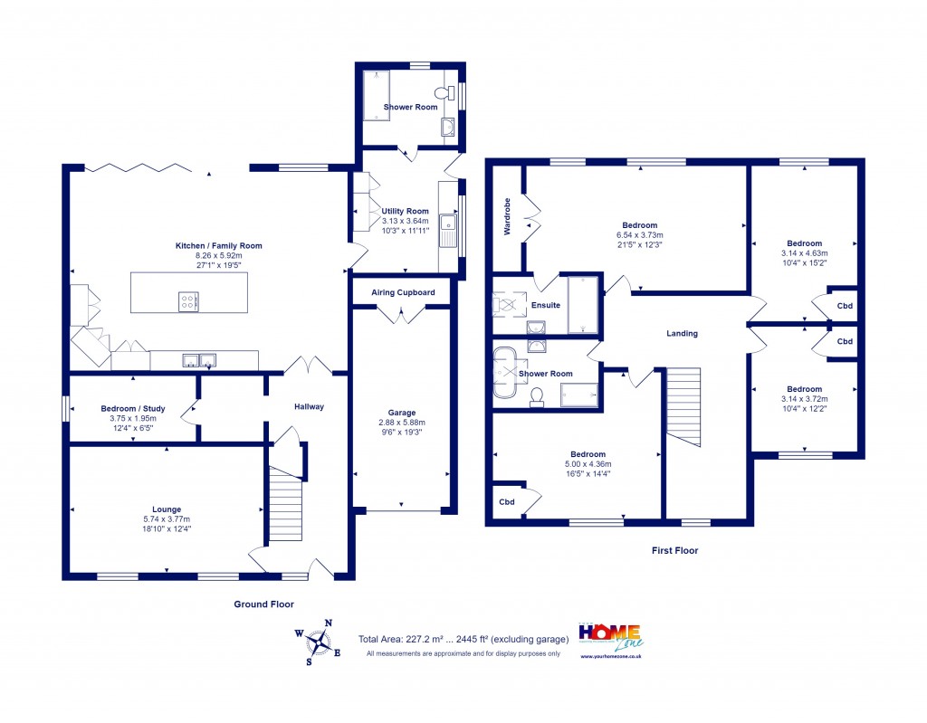 Floorplans For Mudeford, Christchurch, Dorset