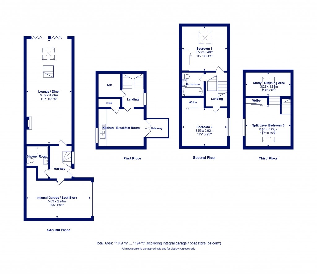 Floorplans For Christchurch, Dorset