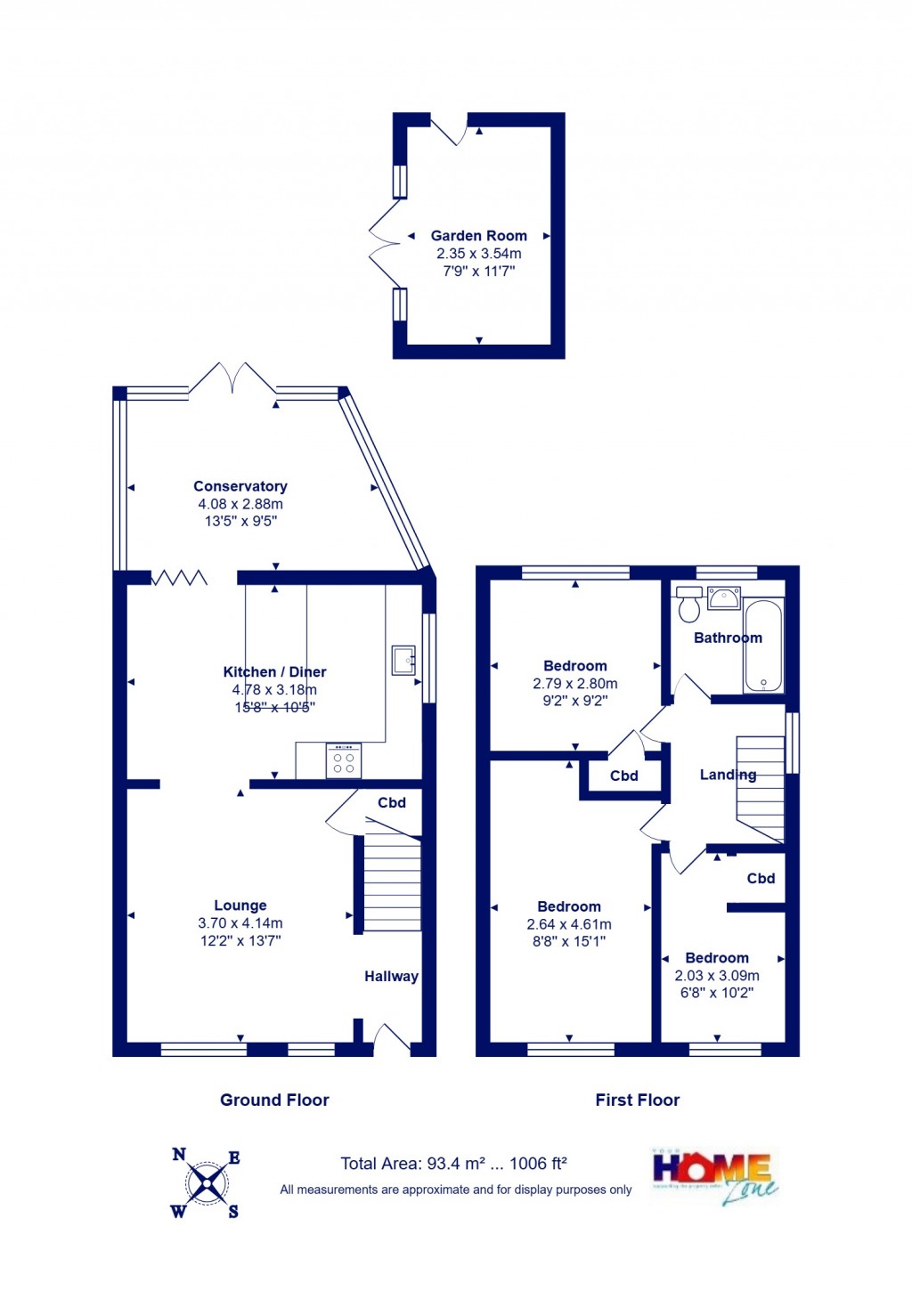 Floorplans For Mudeford, Christchurch, Dorset