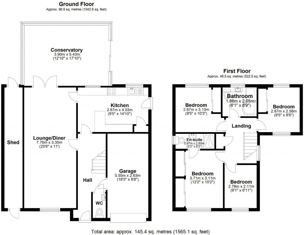 Floorplans For Christchurch, Dorset