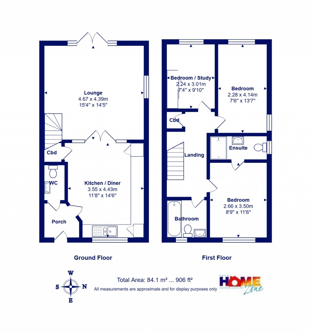 Floorplans For Mudeford, Christchurch, Dorset
