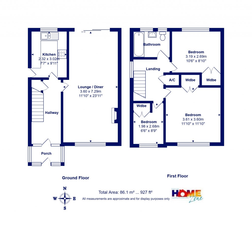 Floorplans For Christchurch, Dorset