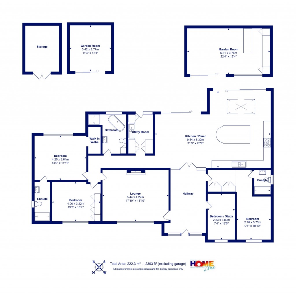 Floorplans For Christchurch, Dorset