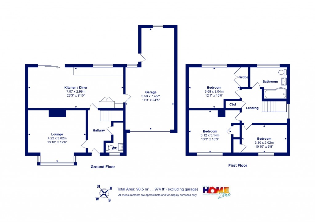 Floorplans For Mudeford, Christchurch, Dorset