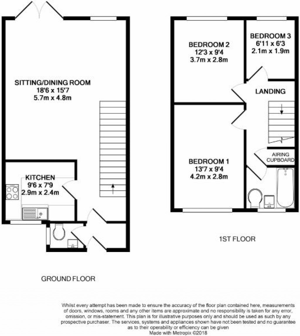 Floorplans For Stanpit, Christchurch, Dorset