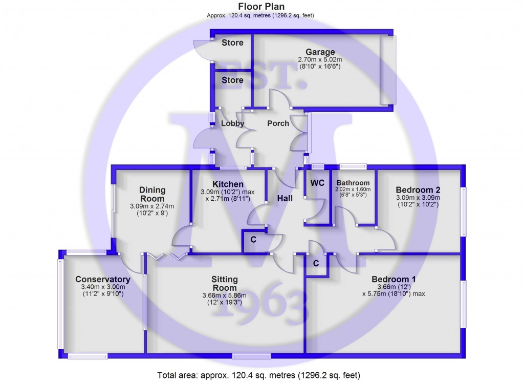 Floorplans For Highcliffe On Sea, Christchurch, Dorset