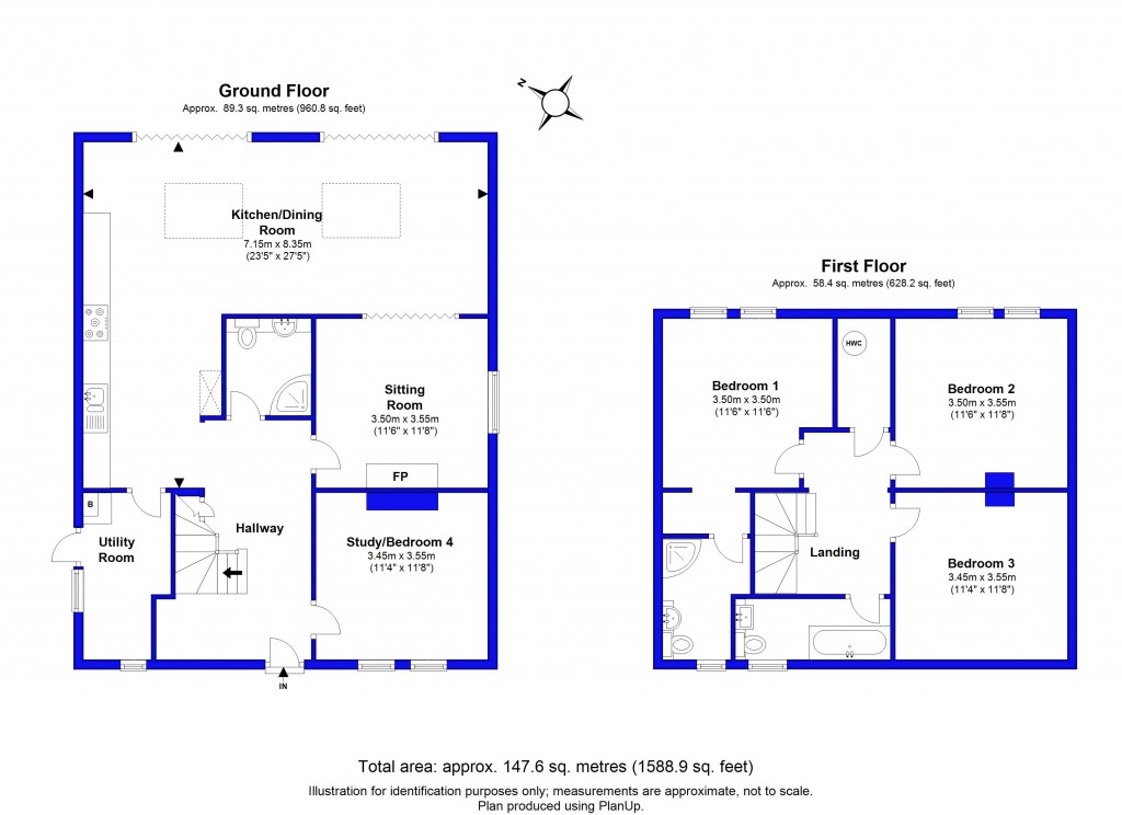 Floorplans For Christchurch, Dorset