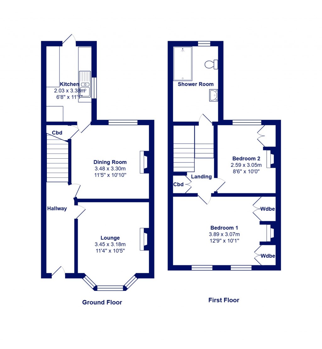 Floorplans For Christchurch, Dorset