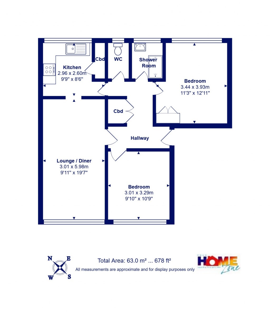 Floorplans For Bournemouth, Dorset