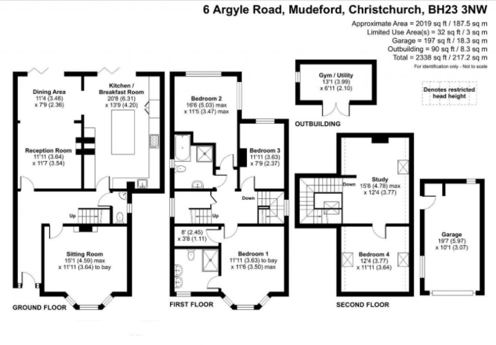 Floorplans For Mudeford, Christchurch, Dorset