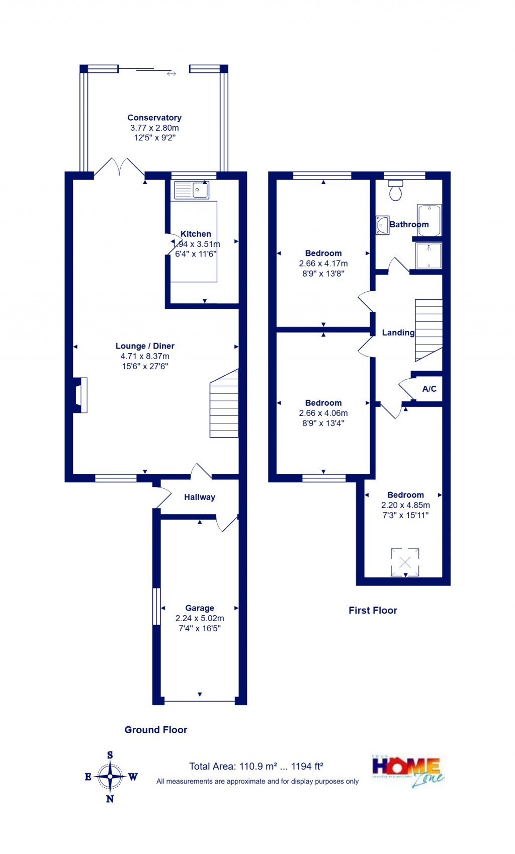 Floorplans For Mudeford, Christchurch, Dorset