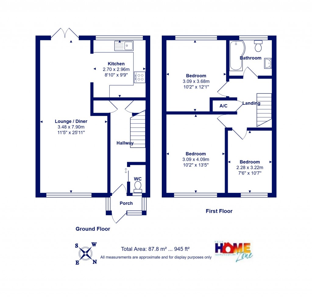 Floorplans For Christchurch, Dorset