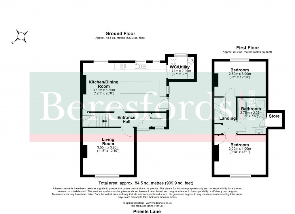 Floorplans For Shenfield, Brentwood, Essex