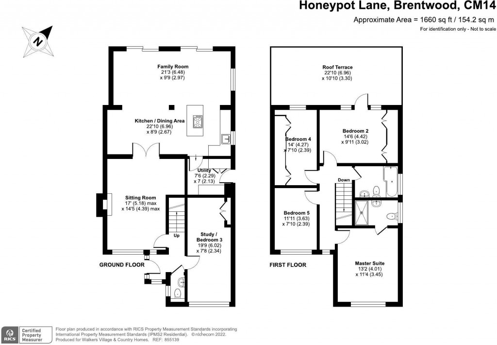 Floorplans For Brentwood, Essex