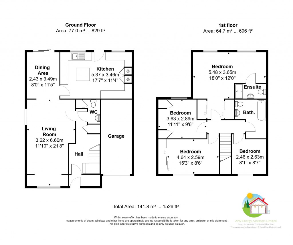 Floorplans For Ramsden Heath, Billericay, Essex