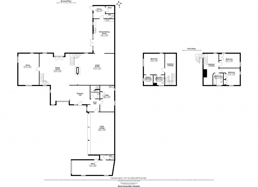 Floorplans For Kelvedon, Colchester, Essex