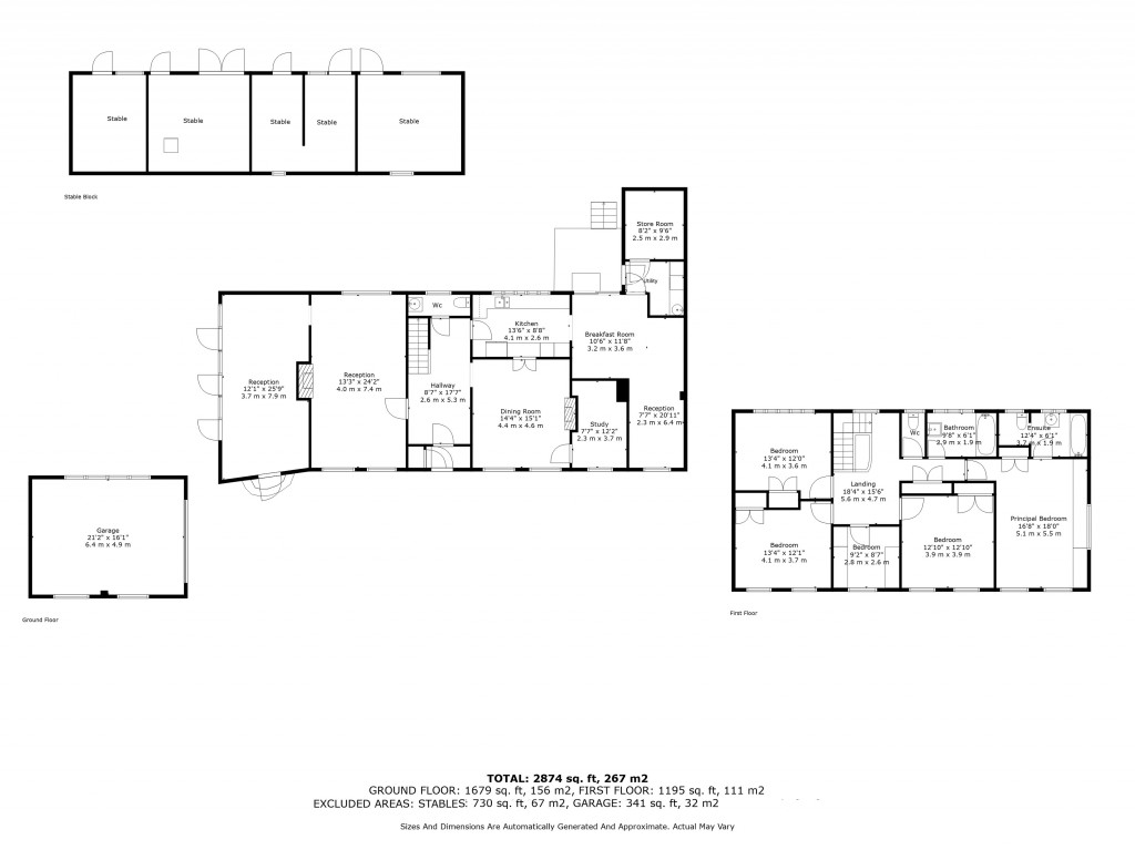 Floorplans For Great Burstead, Billericay, Essex