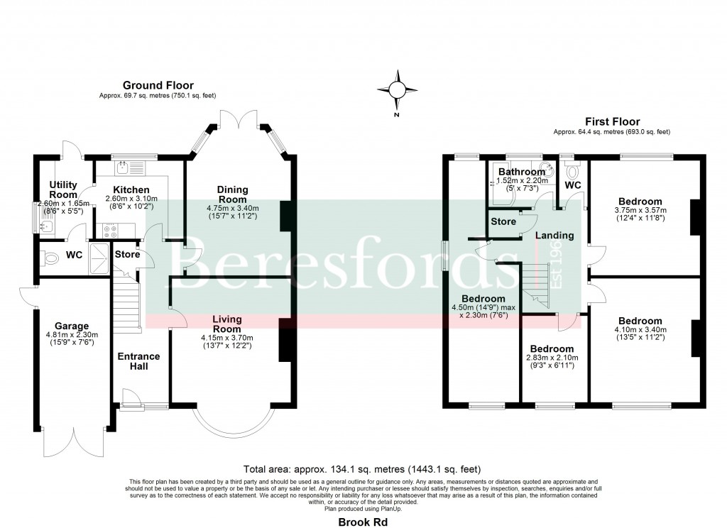 Floorplans For Brentwood, Essex