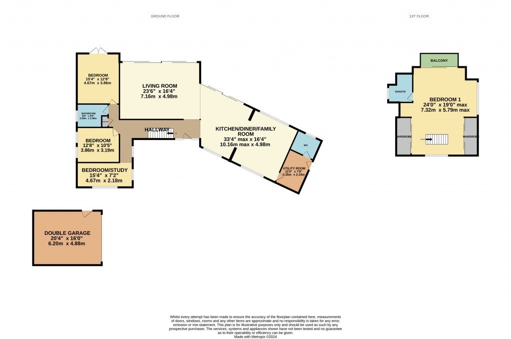 Floorplans For Cock Clarks, Chelmsford, Essex