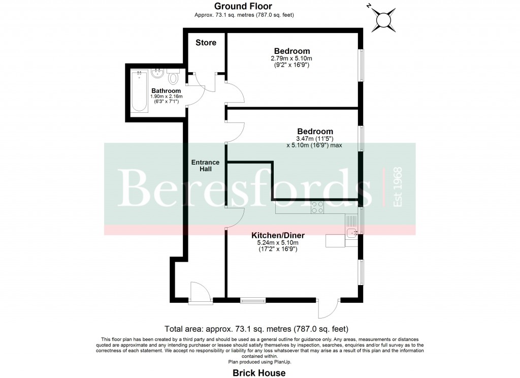 Floorplans For Faringdon Avenue, 1A Faringdon Avenue, Romford