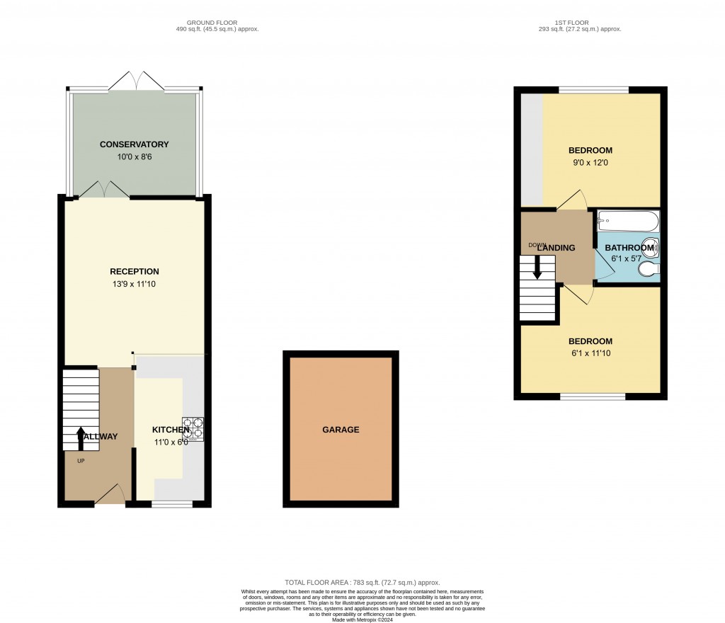 Floorplans For Hutton, Brentwood, Essex