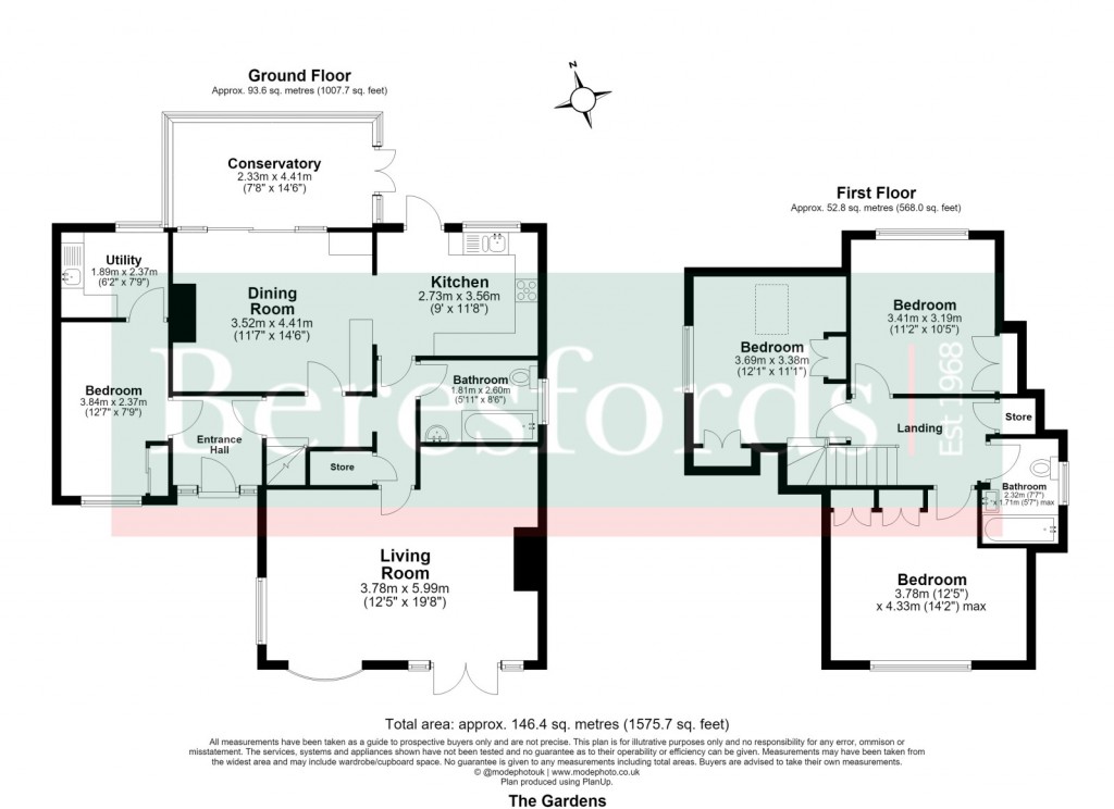Floorplans For Doddinghurst, Brentwood, Essex