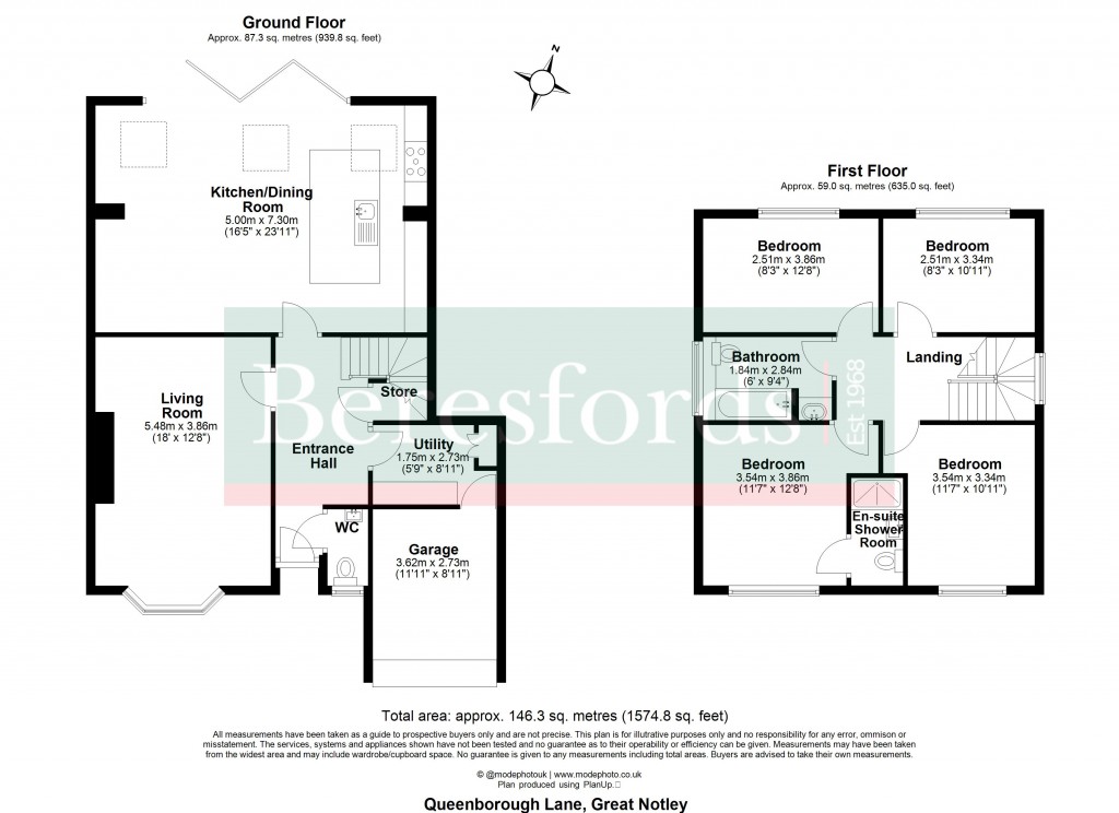 Floorplans For Great Notley, Braintree, Essex
