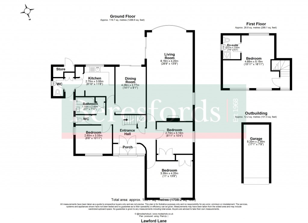 Floorplans For Writtle, Chelmsford, Essex